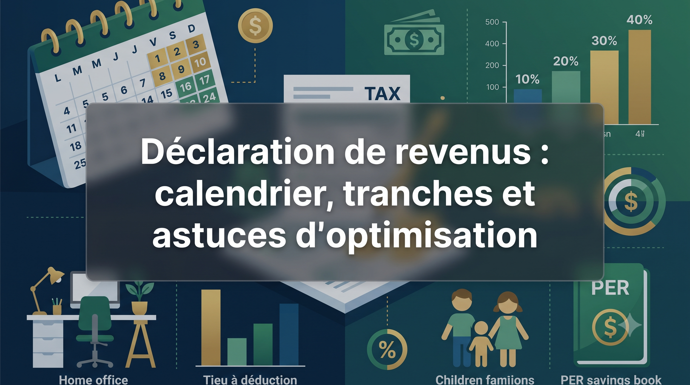 Déclaration de revenus : calendrier, tranches et astuces d&rsquo;optimisation