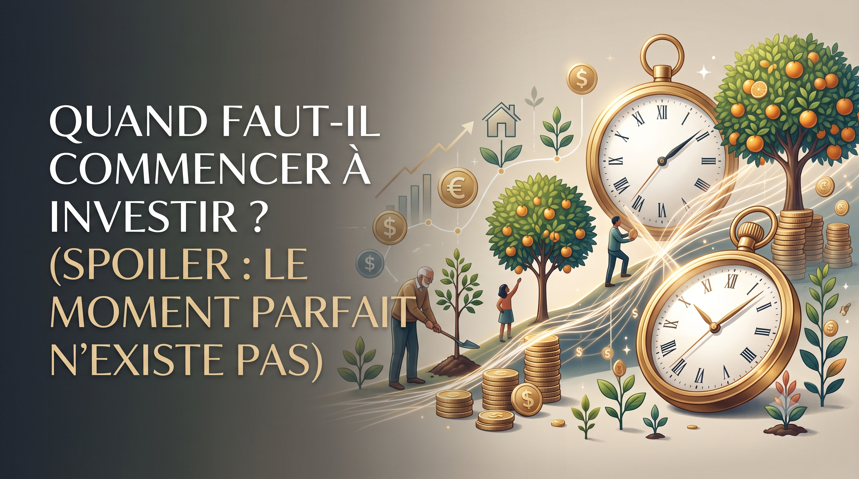 Quand faut-il commencer à investir ? (Spoiler : le moment parfait n&rsquo;existe pas)
