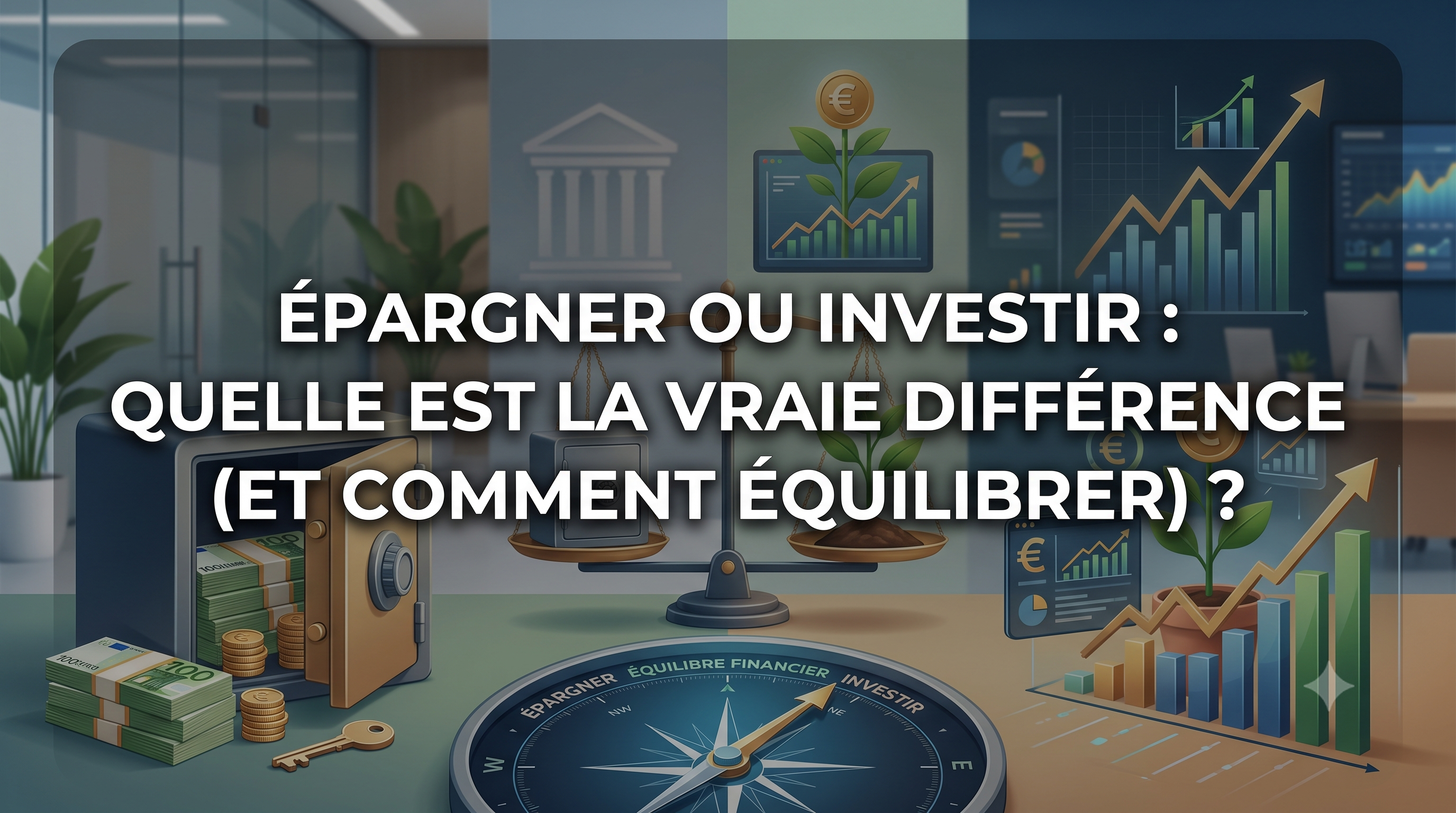 Épargner ou investir : quelle est la vraie différence (et comment équilibrer) ?