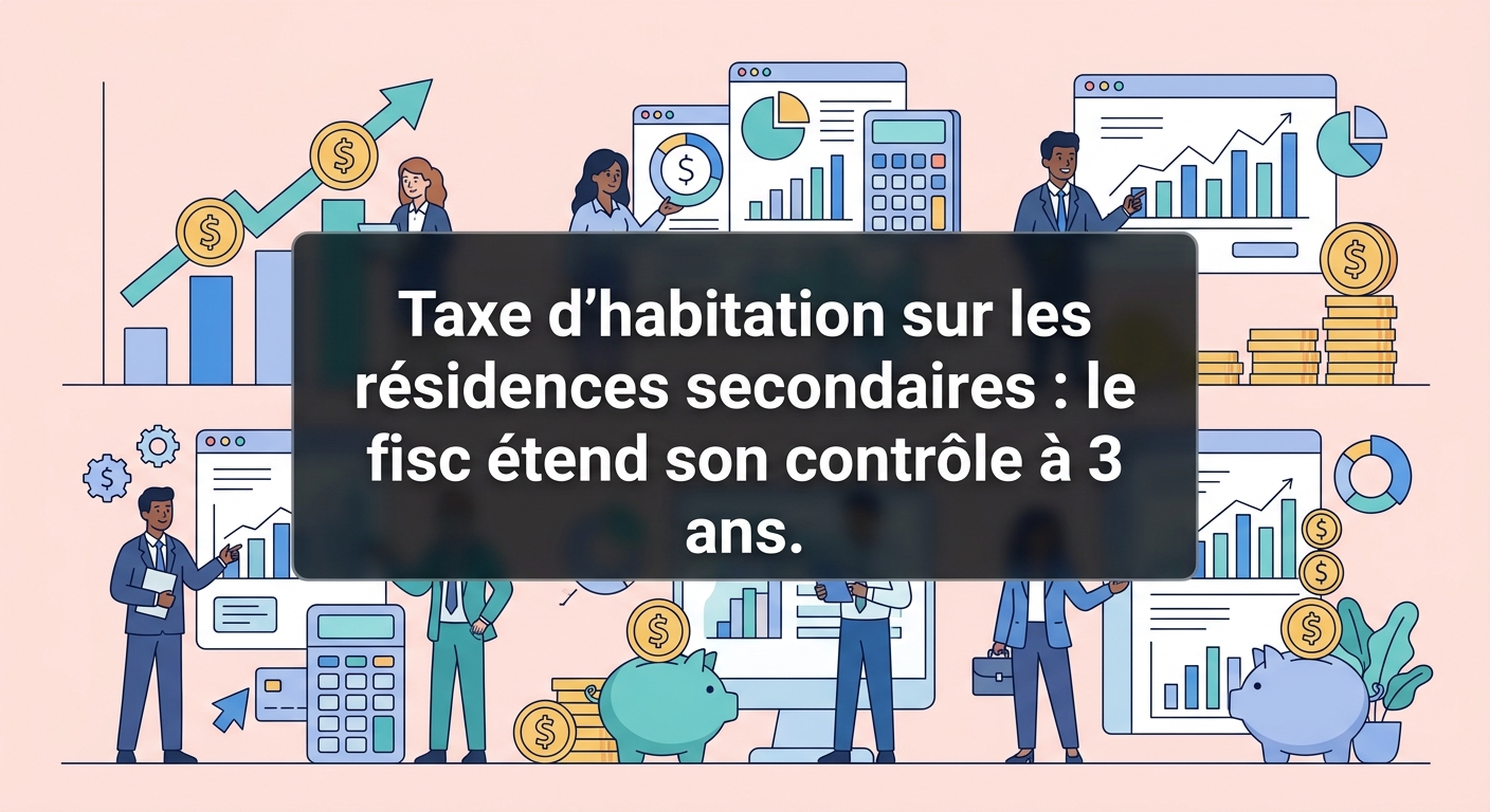 Taxe d&rsquo;habitation : contrôle fiscal étendu à 3 ans
